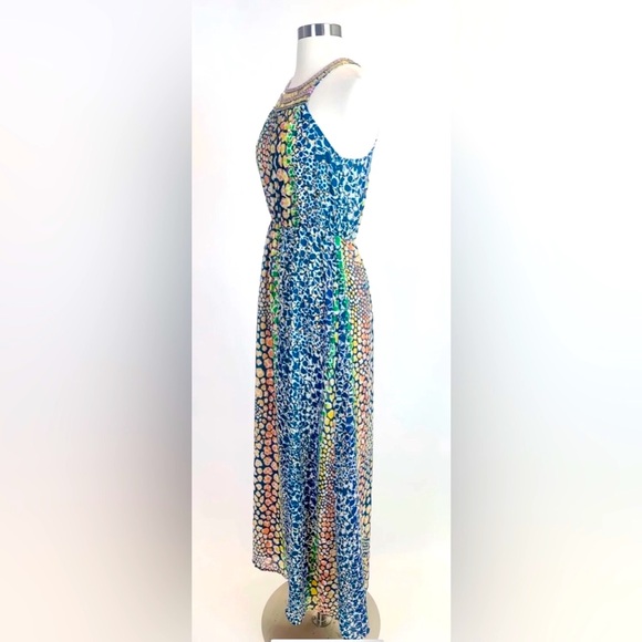 NWOT-Charlie Jade maxi dress w/slit on front left leg, up the knew, size: Medium - Picture 4 of 9